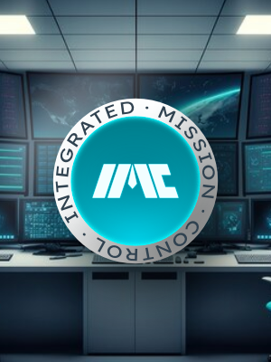 Poster logo of Integrated Mission Control (IMC) project